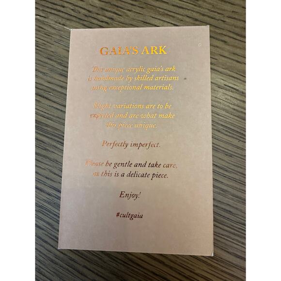 NIB CULT GAIA Acrylic Ark Small Clutch Handbag Pearl White Dustbag Card - Picture 13 of 13